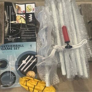 Tetherball Game Set by - White and Yellow